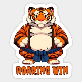 Sumo tiger Sticker